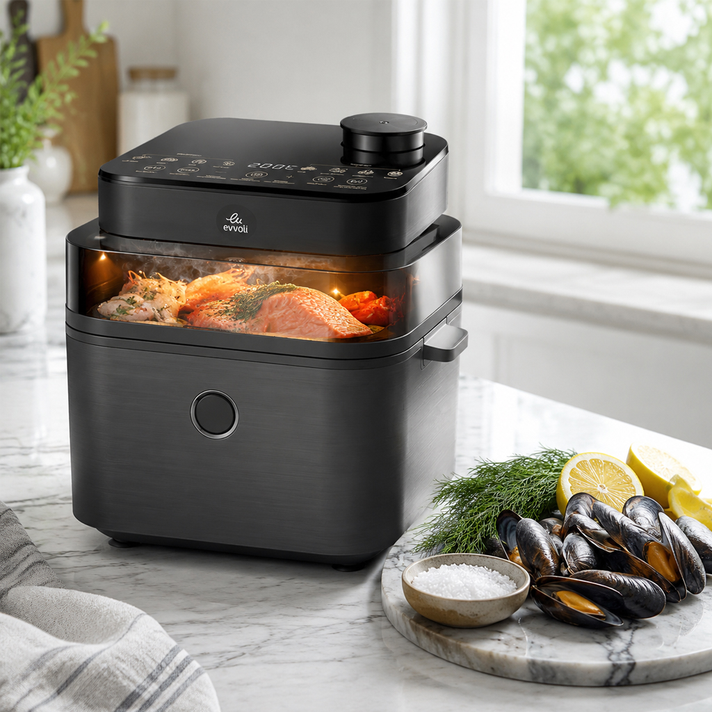 سرخ کن بدون روغن ایوولی مدل EVKA-AF8008D