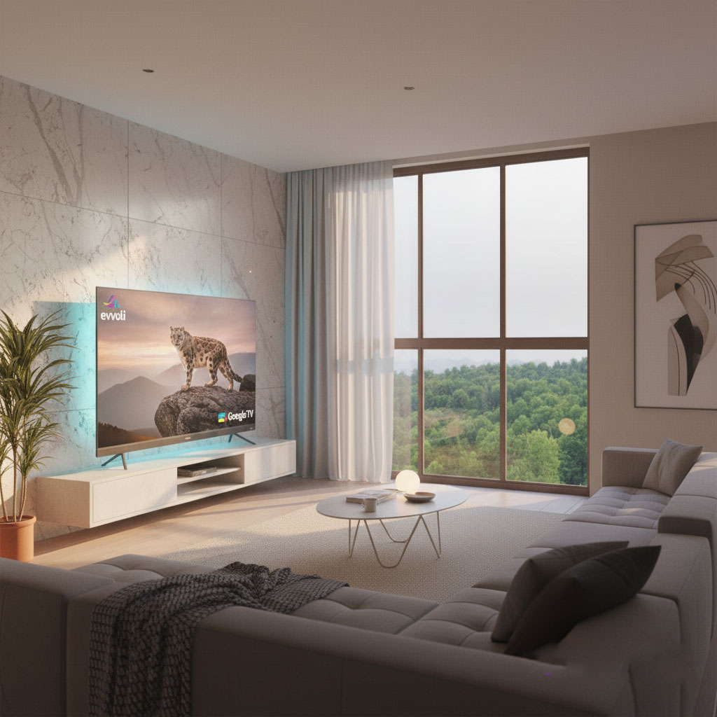 چرا تلویزیون هوشمند QLED ایوولی 65EV350QG را بخریم؟