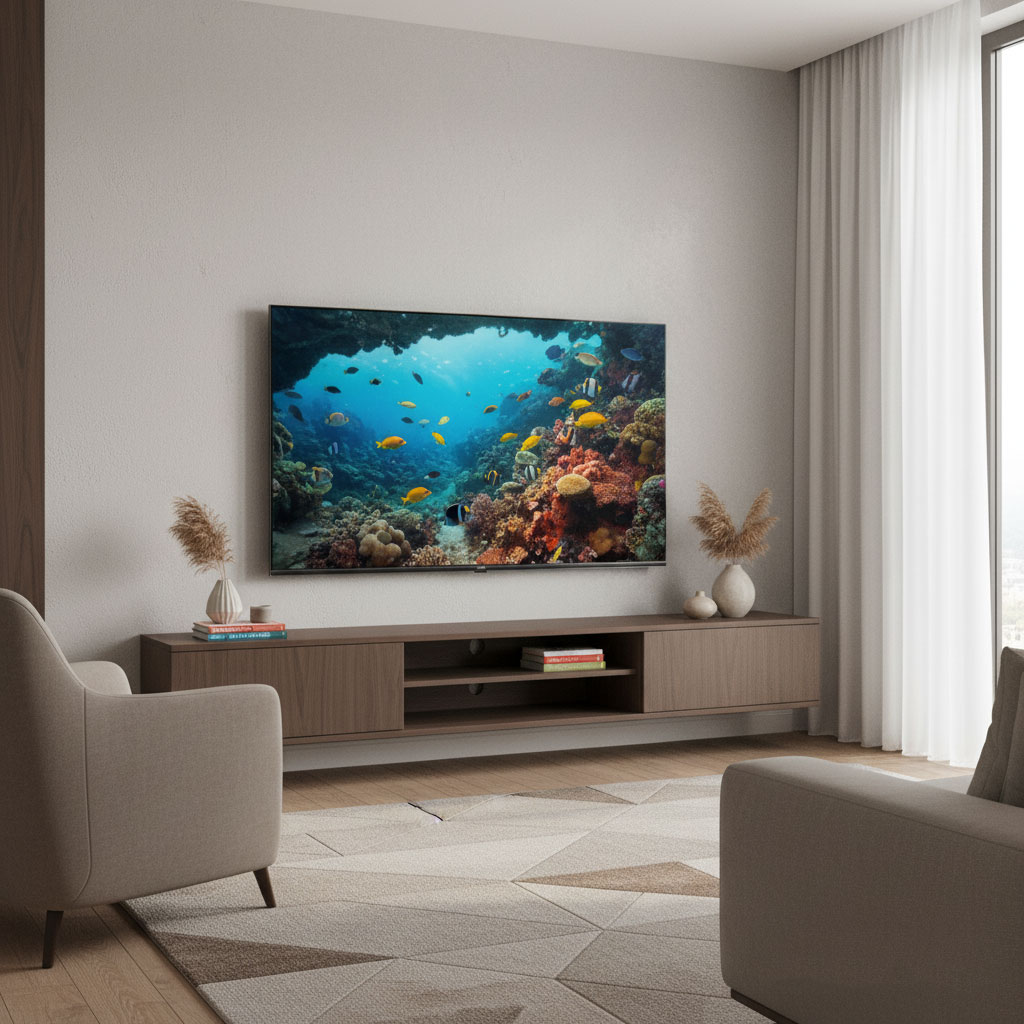 کیفیت تصویر 4K Ultra HD و پنل جذاب QLED