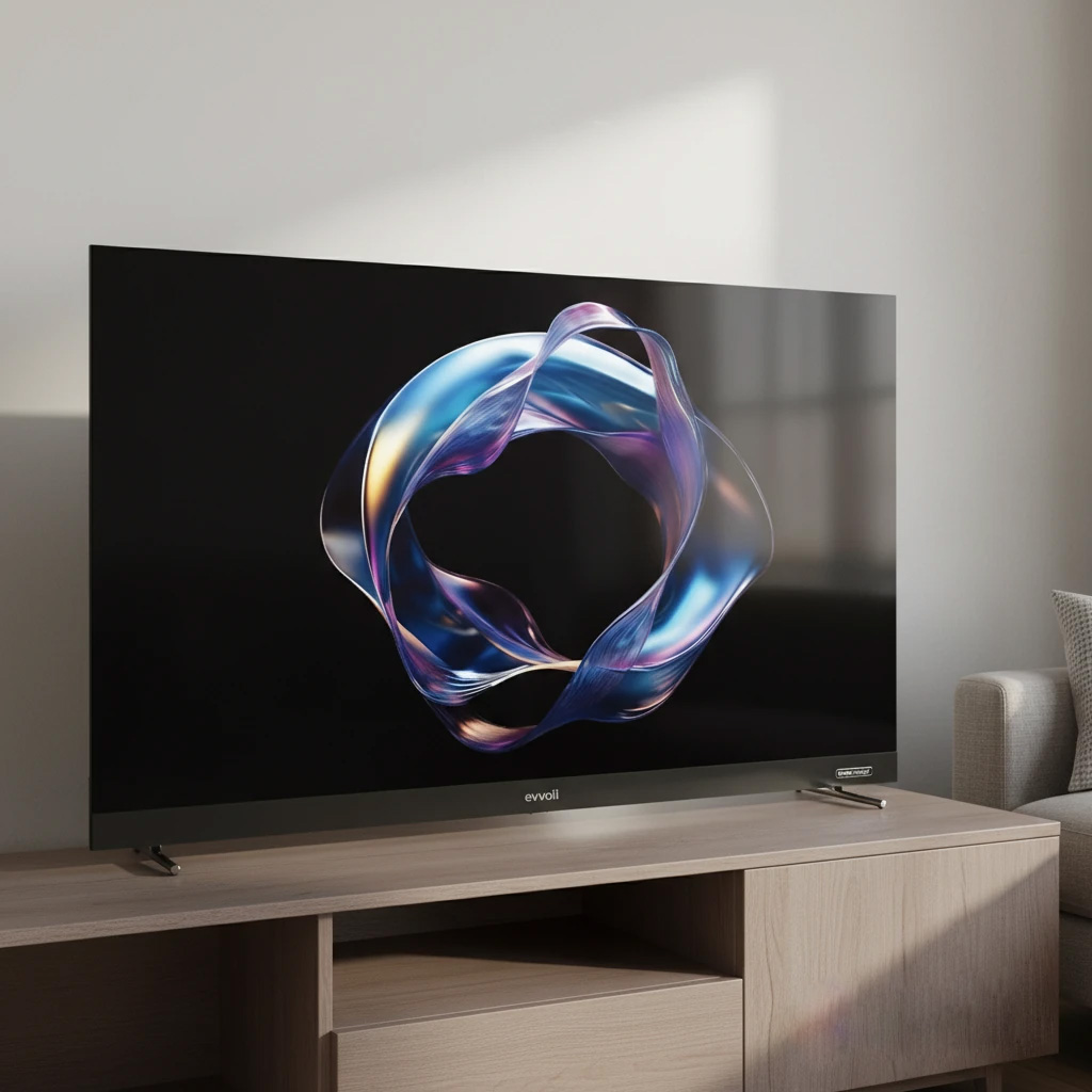 تلویزیون ایوولی 55 اینچ اسمارت، اندروید 4k مدل 55EV355QG
