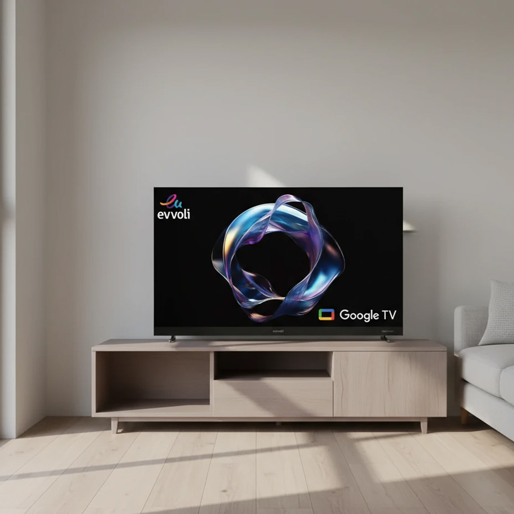 تلویزیون ایوولی 55 اینچ اسمارت، اندروید 4k مدل 55EV355QG