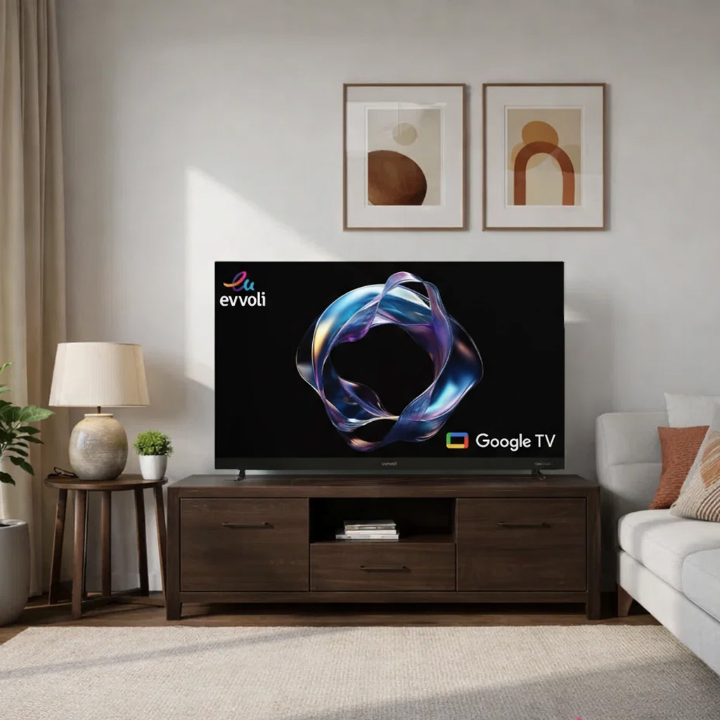 تلویزیون ایوولی 55 اینچ اسمارت، اندروید 4k مدل 55EV355QG