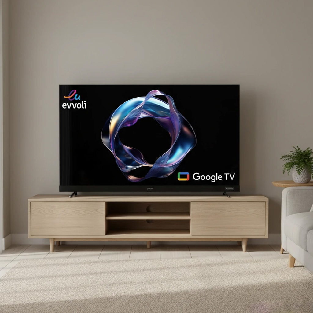 تلویزیون ایوولی 55 اینچ اسمارت، اندروید 4k مدل 55EV355QG