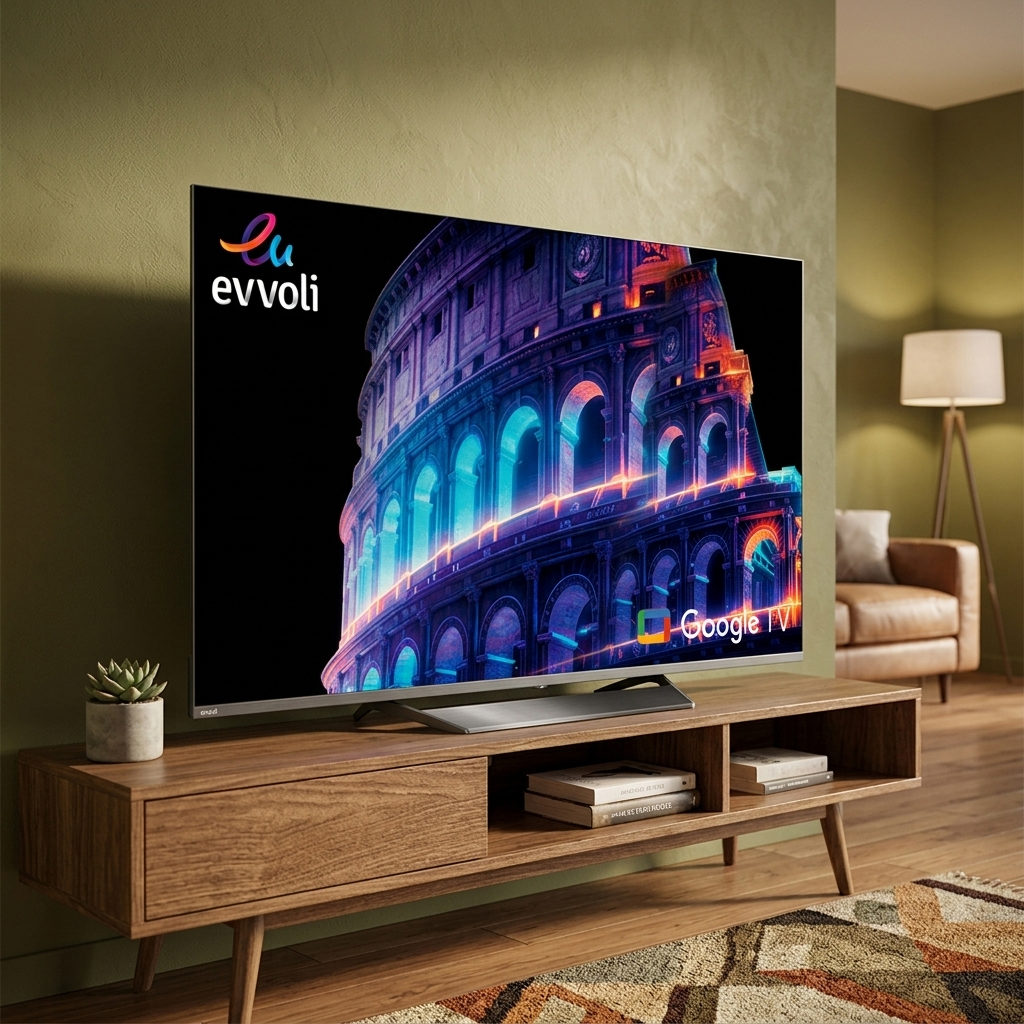 تلویزیون ایوولی 50 اینچ اسمارت، اندروید 4k مدل 50EV375QG
