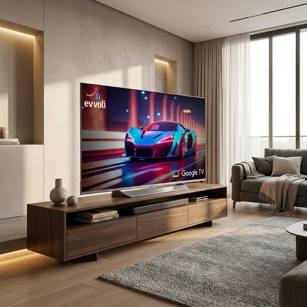 تلویزیون ایوولی 50 اینچ اسمارت، اندروید 4k مدل 50EV375QG