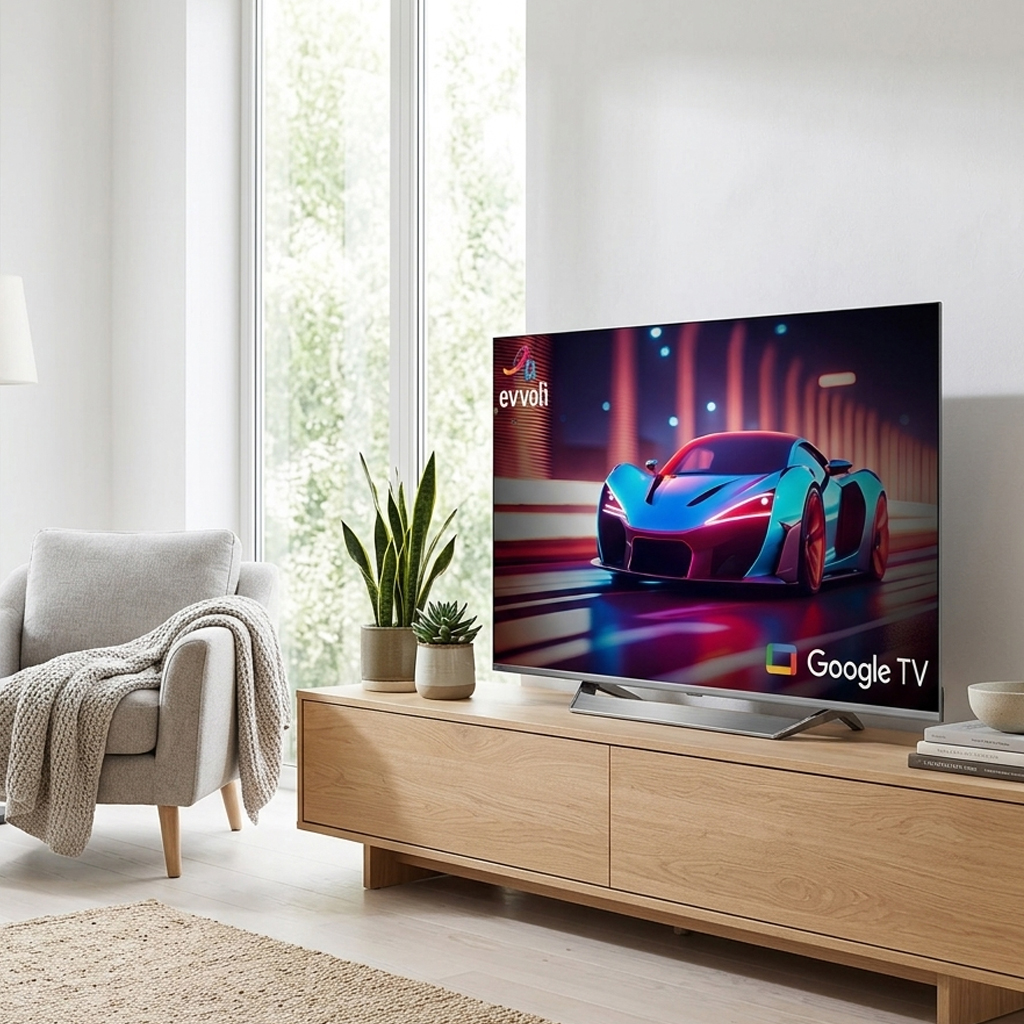 تلویزیون ایوولی 50 اینچ اسمارت، اندروید 4k مدل 50EV375QG